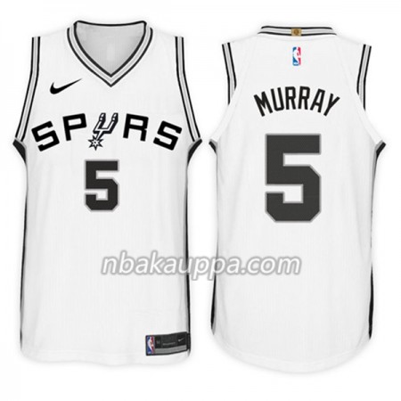 San Antonio Spurs Dejounte Murray 5 Nike 2017-18 Valkoinen Pelipaidat Swingman - Miesten
